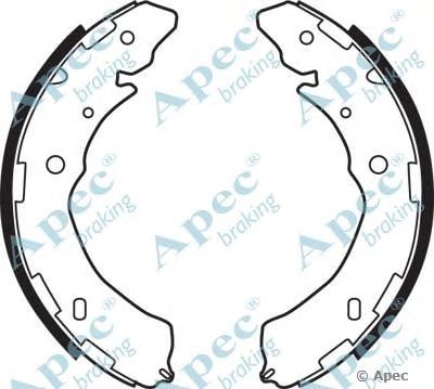 APEC BRAKING shu772 -  Комплект тормозных колодок